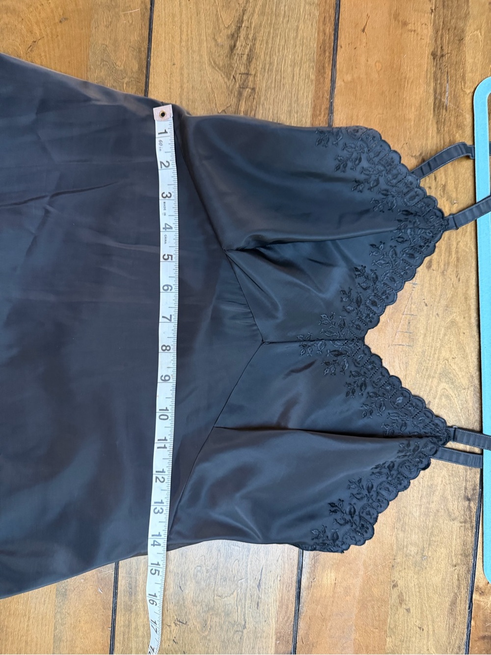 Vintage Black Side Zip Slip Dress (see measurements) - Picture 9 of 10